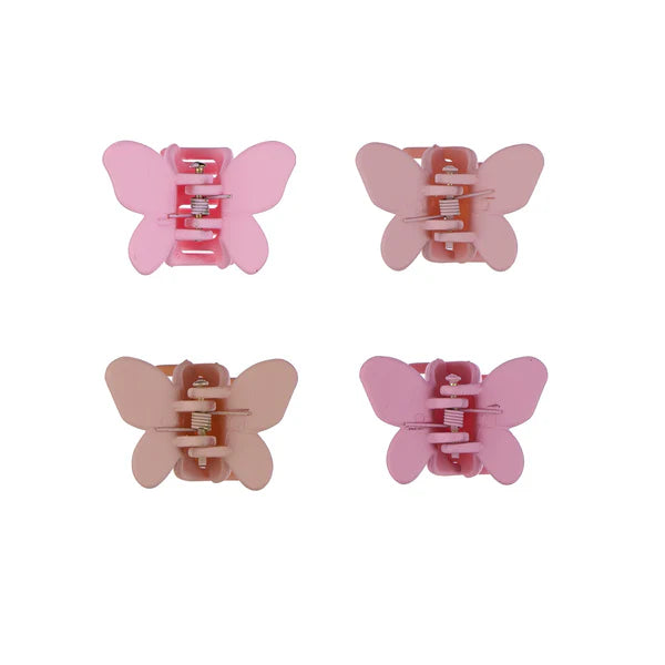 CLW2406-MOLLETTE A FORMA DI FARFALLA SET 4 PZ