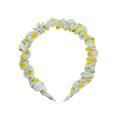 H2534Y-FASCIA PER CAPELLI CON VOLANT A FORMA DI GOCCIA DI LIMONE