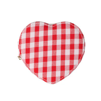 JB430R-PORTAGIOIE A FORMA DI CUORE A QUADRETTI
